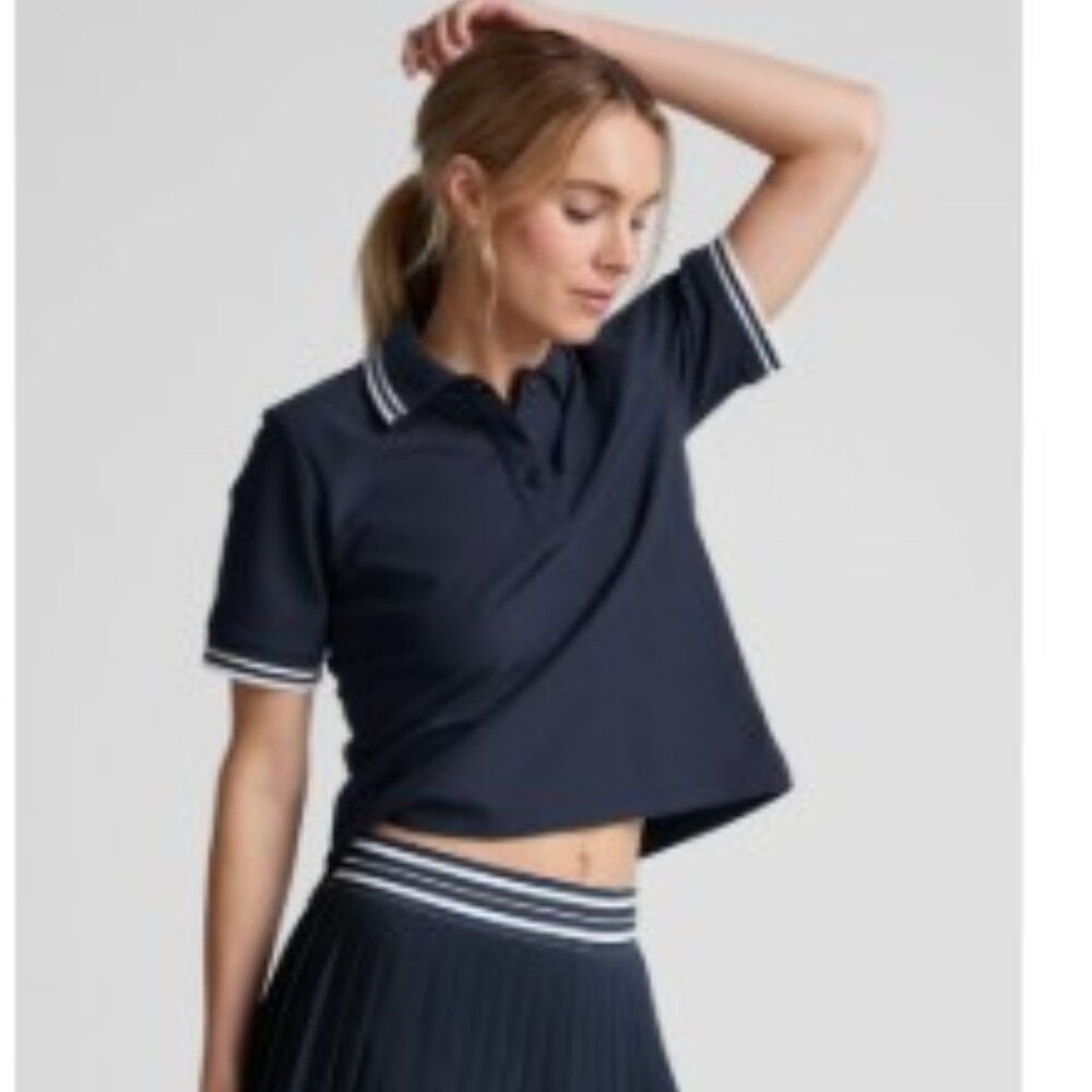 beyond yoga  Country Club Polo Top